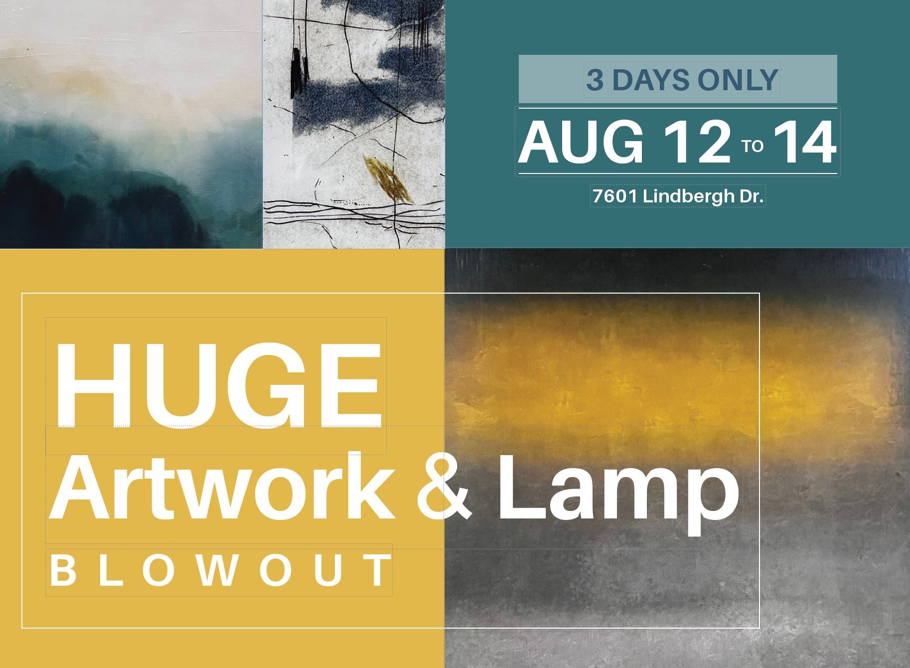 Huge Artwork & Lamps Blowout